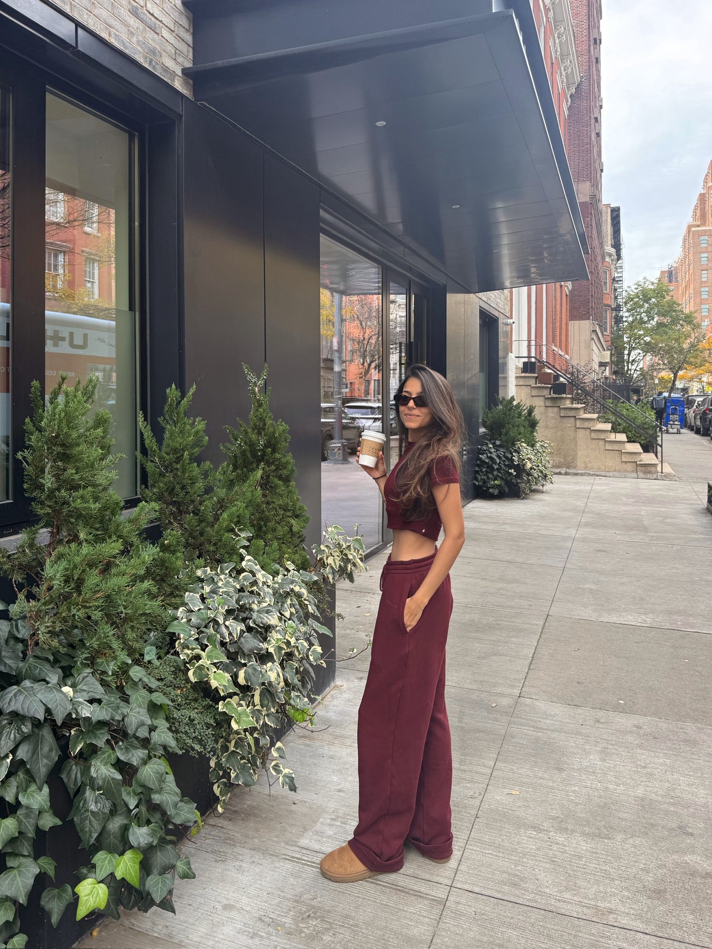 lex wide-leg baggy sweatpants