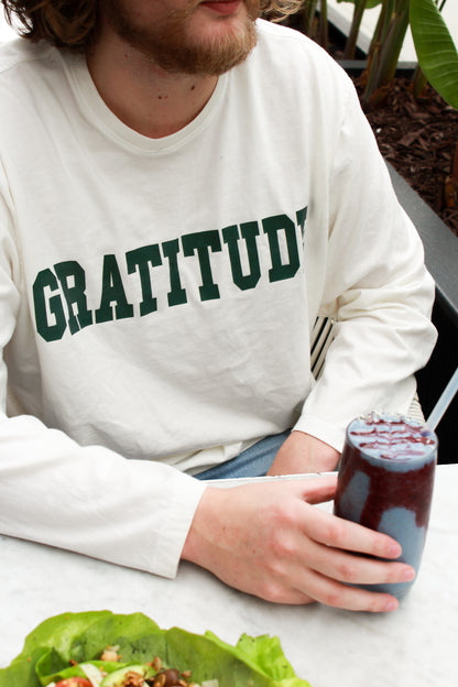 Gratitude long sleeve t-shirt