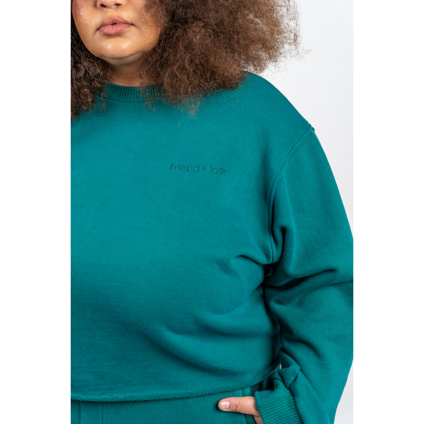 potter cropped crewneck sweatshirt