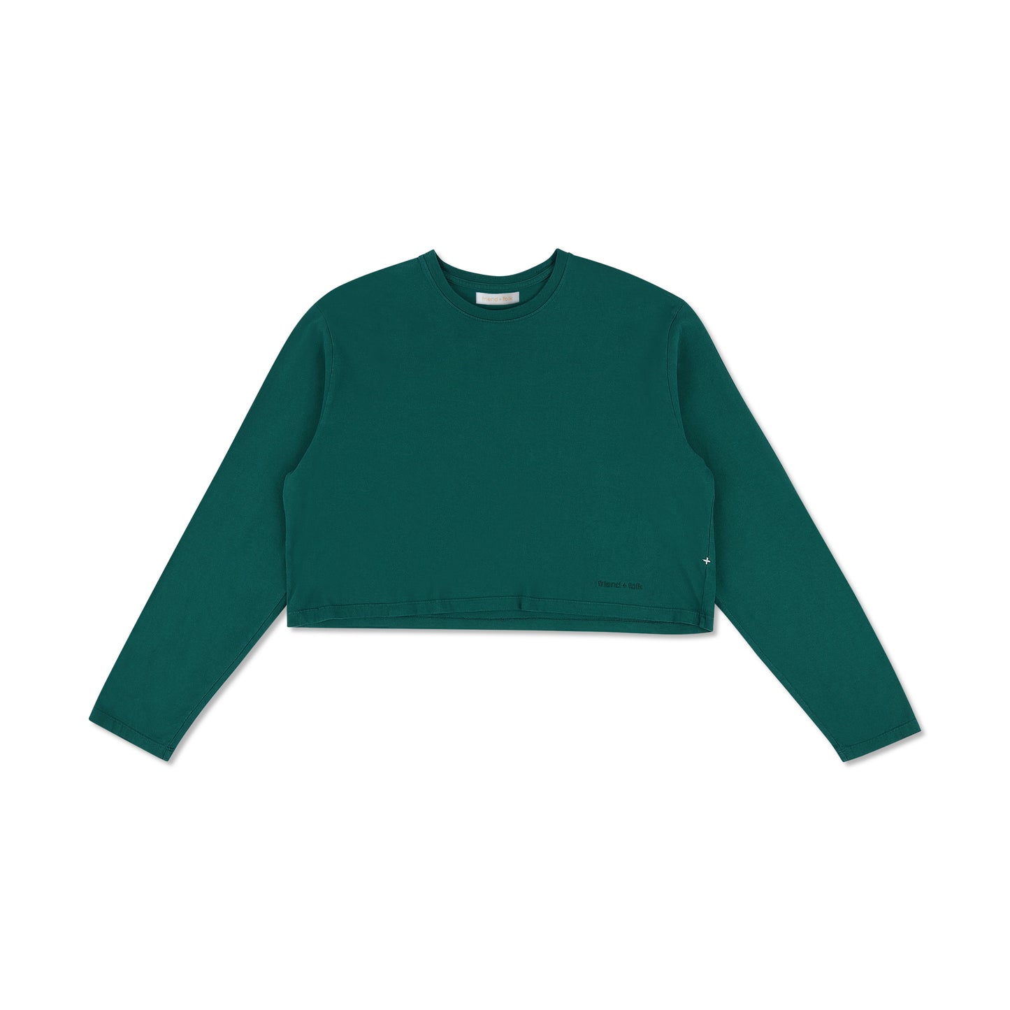 banks long sleeve cropped t-shirt