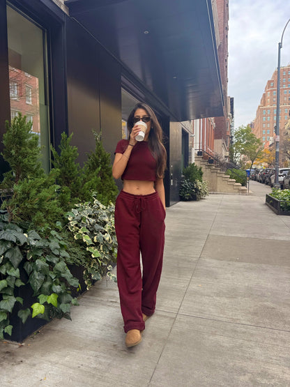 lex wide-leg baggy sweatpants