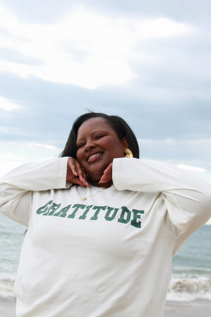 Gratitude long sleeve t-shirt